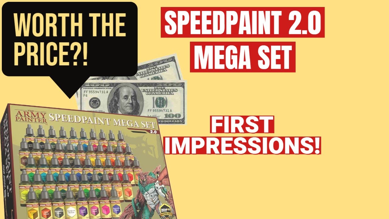 SPEEDPAINT 2.0 Mega Set: First Impressions