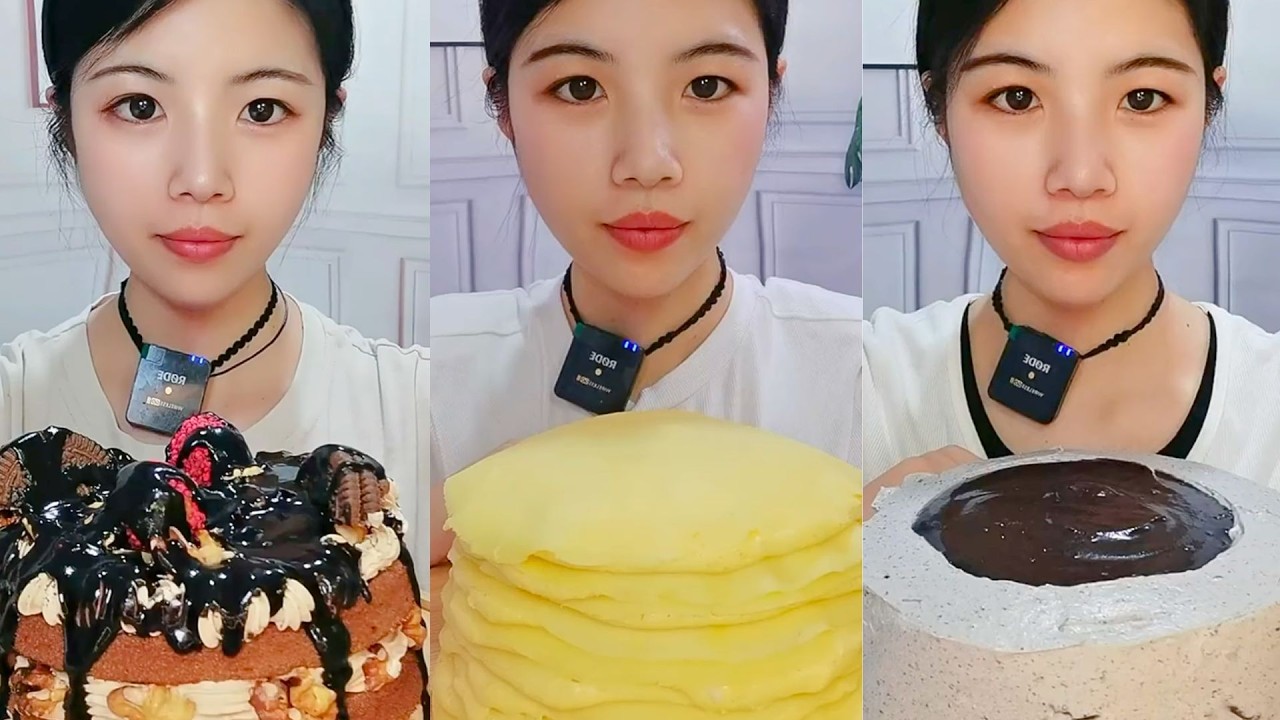 Homemade Cake and Brownie Eating Show | Calm Dessert Mukbang #86