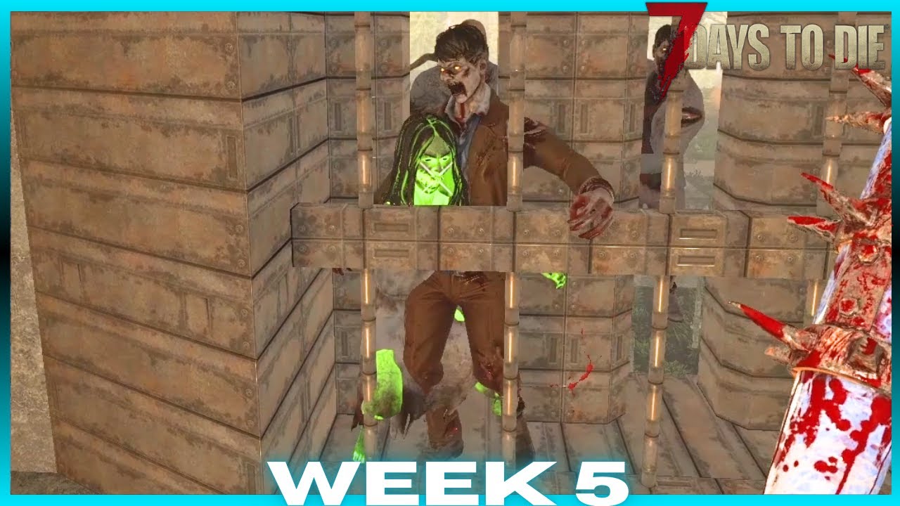 We played 100 days of insane 7 days to die, week 5