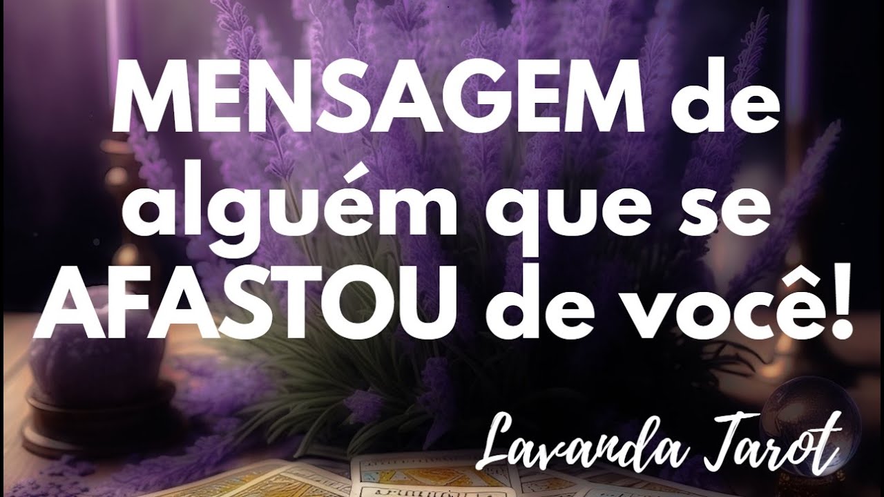 #tarot 💜🪻MENSAGEM de alguém que se AFASTOU de você!💜🪻