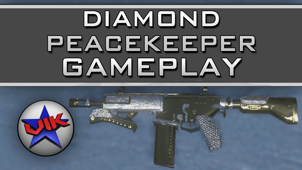 Black Ops 2 DIAMOND Peacekeeper Gameplay - Peacekeeper Diamond Camo - Revolution DLC