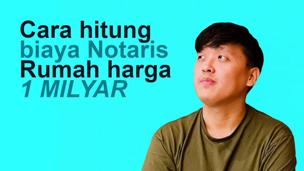 STOP BELI RUMAH kalo belum tau cara hitung BIAYA NOTARIS!! Gini Caranya!!
