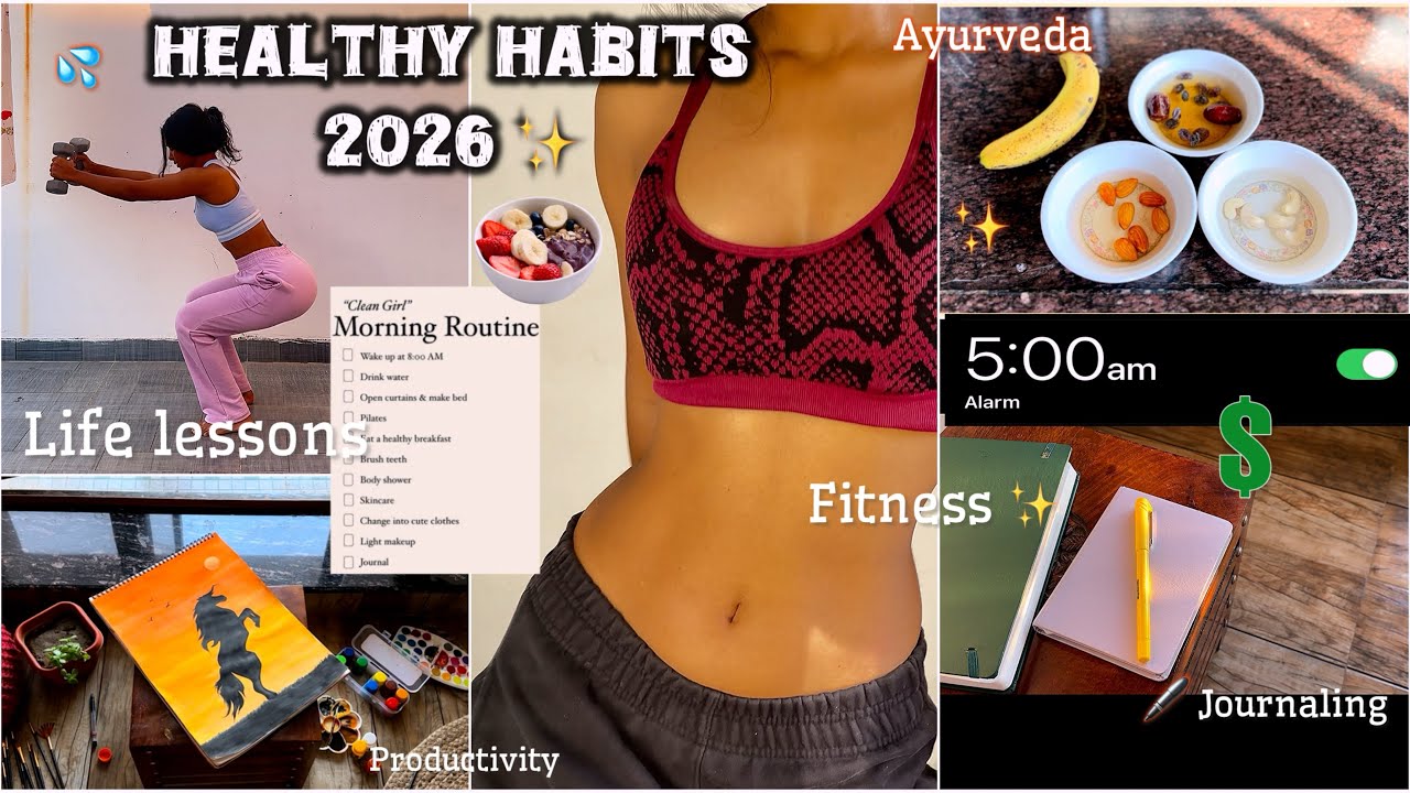 Healthy Habits I’m Carrying Into 2026 🌿✨ (Mind, Body & Soul)
