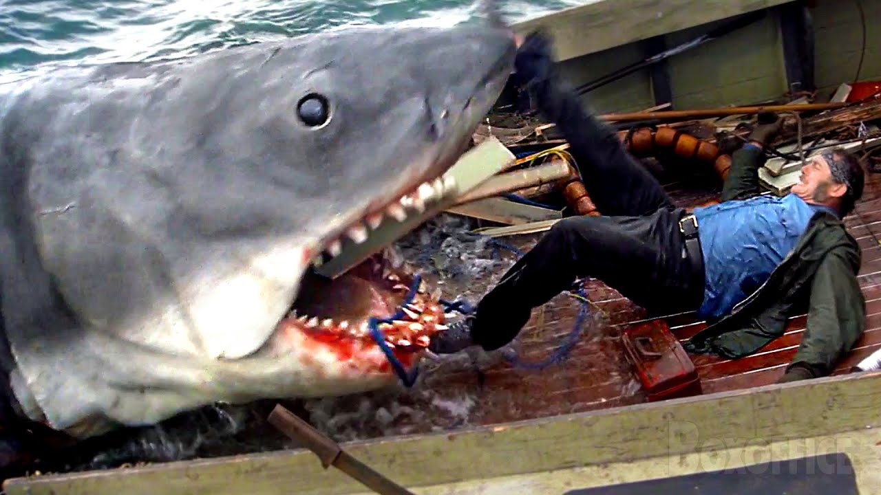 Jaws Full Ending Scene 🌀 4K