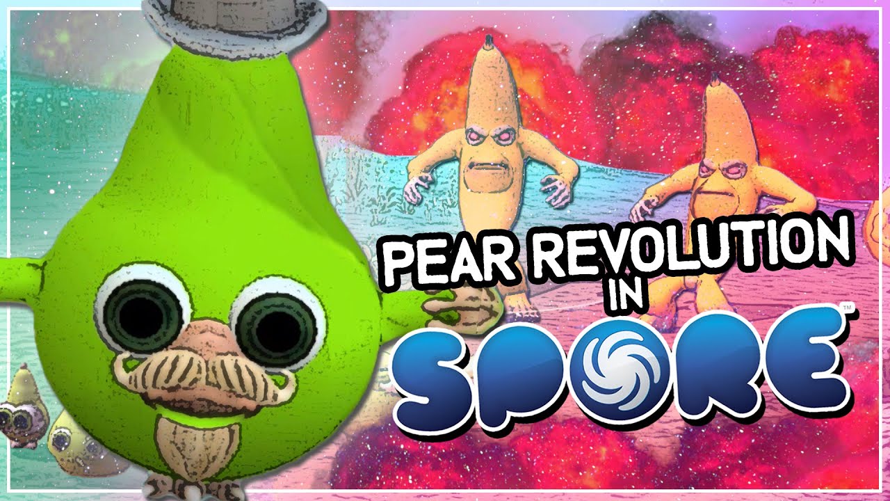 Starting a Pear Revolution in Spore.