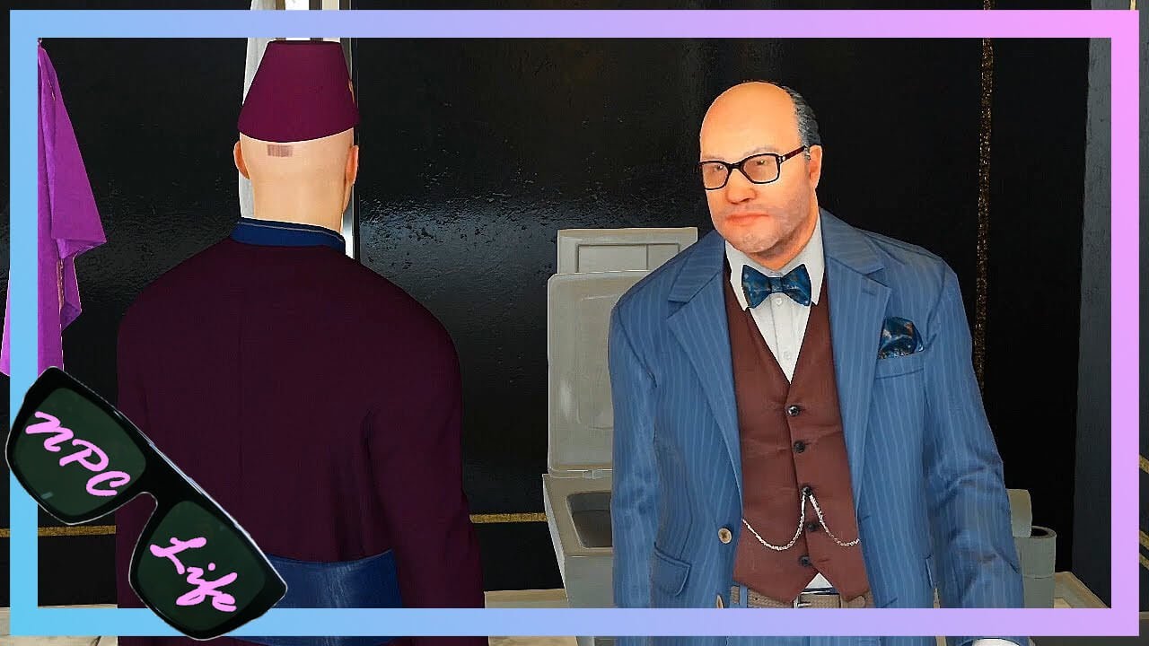 NPC Loop: Ken Morgan - Route & Dialog - Hitman 2016