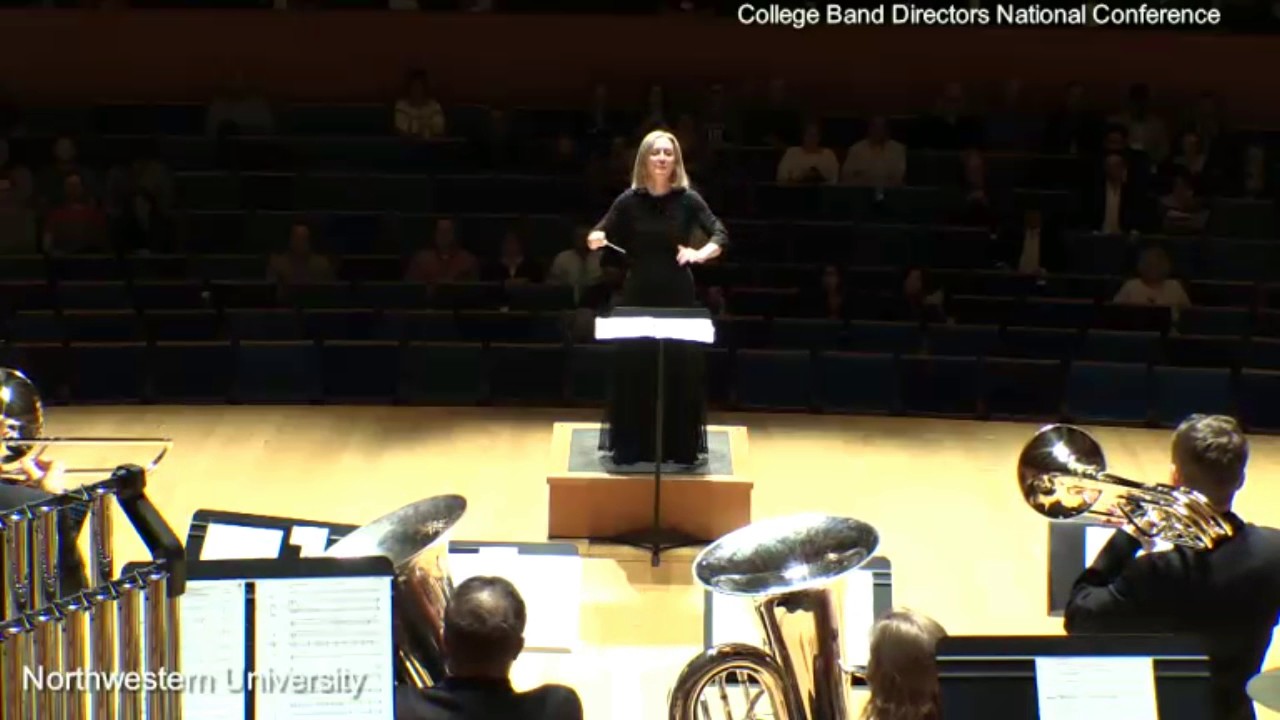 Northwestern University Symphonic Wind Ensemble Pt1 CBDNA 2017