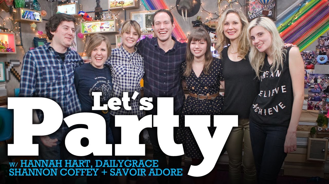 Let's PARTY Live w/ DailyGrace, Beth in Show, Hannah Hart, & CoffeyChat - 1/16/13