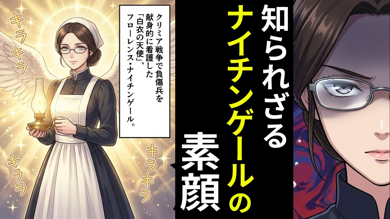 【スカッと】もう白衣の天使とは呼べない？！ナイチンゲールの正体
