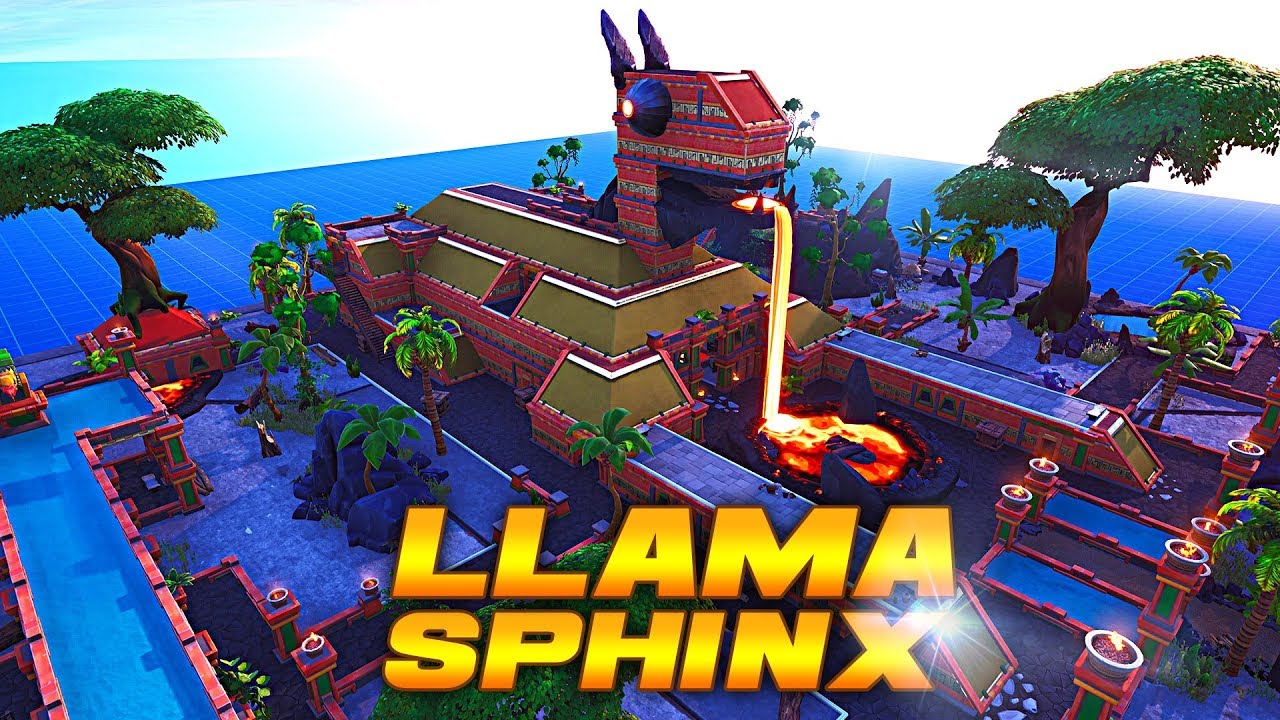 Llama Sphinx TheBlock Entry 😍 #FortniteBlockParty #FortniteCreative