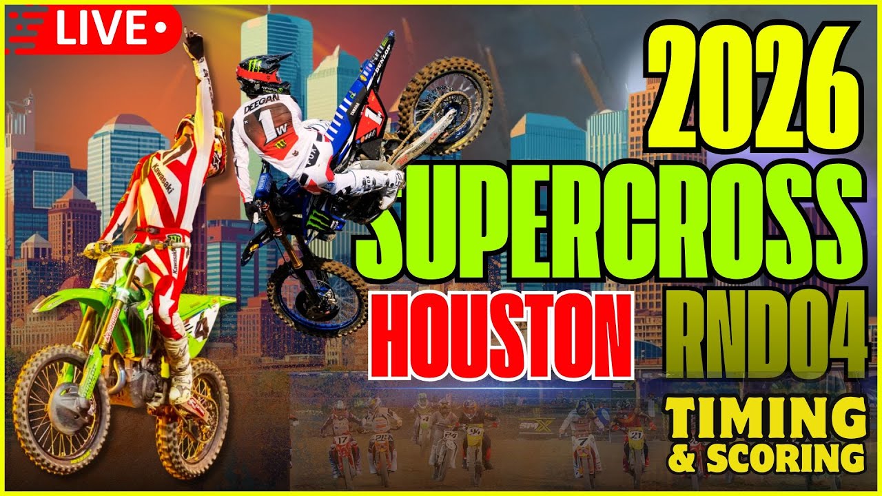 2026 AMA Supercross Round 04, Houston Live Timing and Scoring