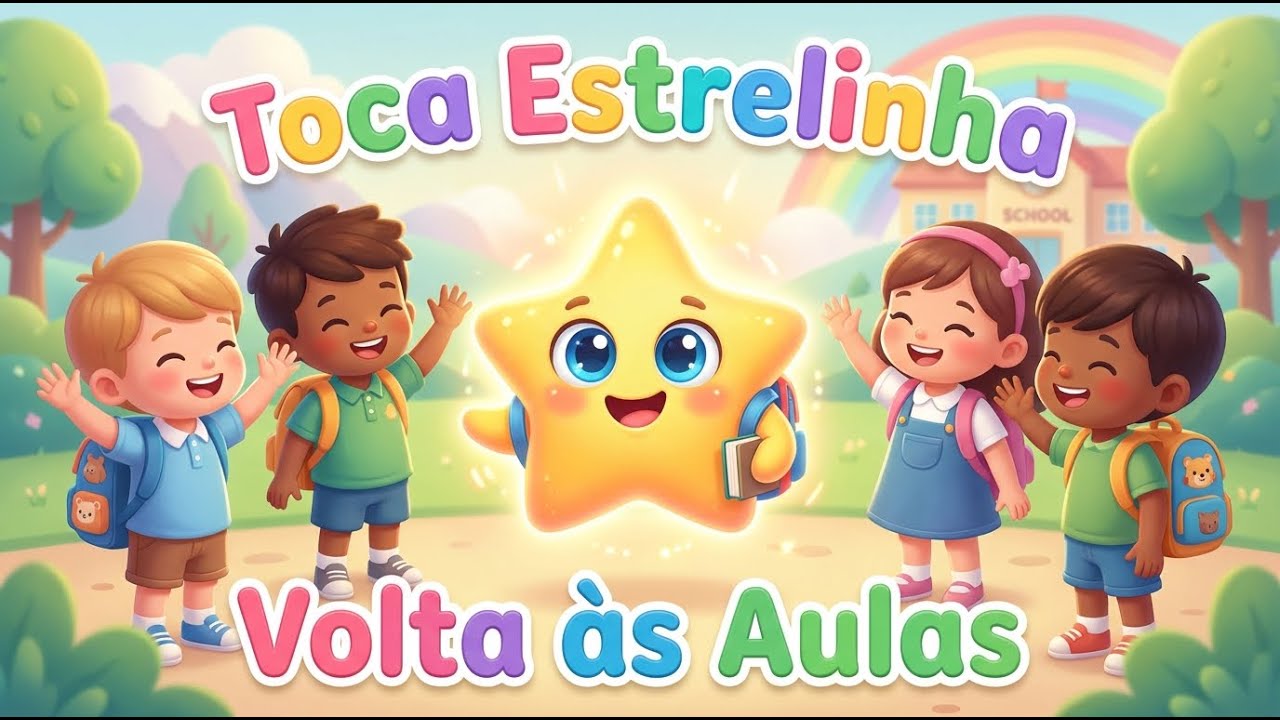 🎒 Volta às Aulas | Música Infantil Educativa 🎶 | Toca Estrelinha ⭐