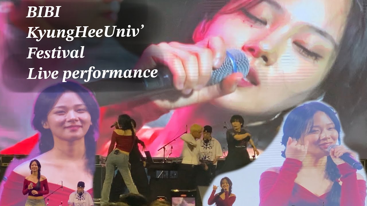 240522 4K BiBi live 경희대 축제 | 비비 KyungHeeUniversity Festival | 慶熙大學慶典