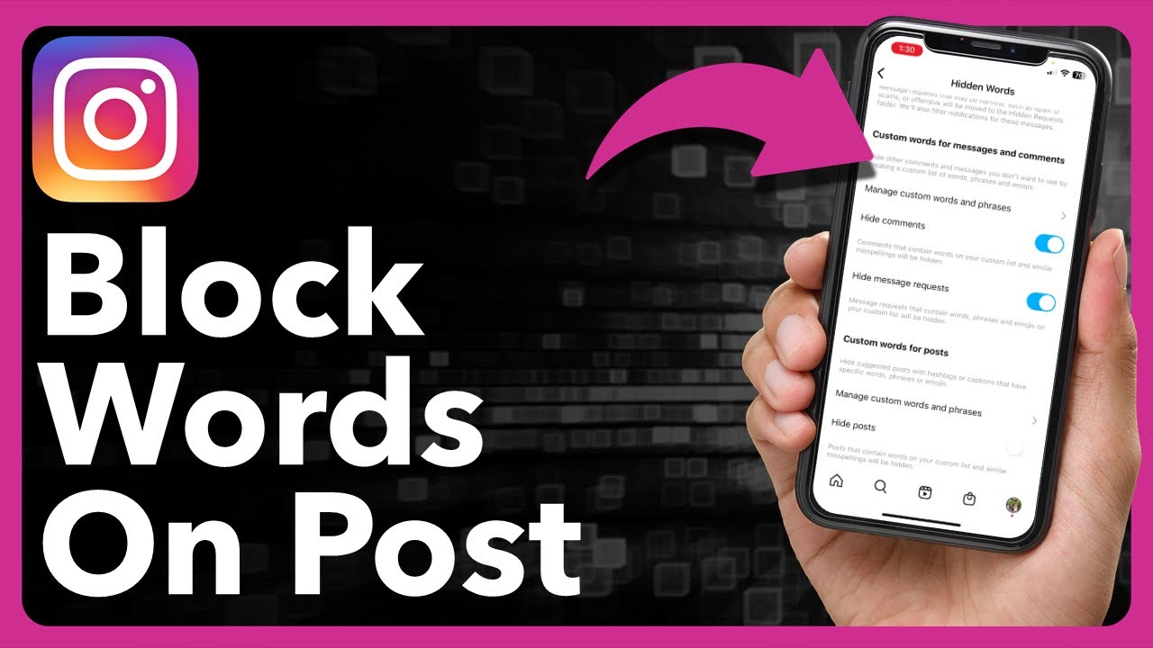How To Block Words On Instagram
