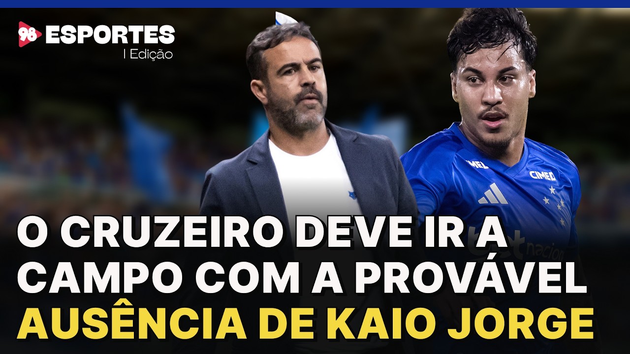 O Cruzeiro deve ir a campo com a prov&aacute;vel aus&ecirc;ncia de Kaio Jorge | 98 Esportes