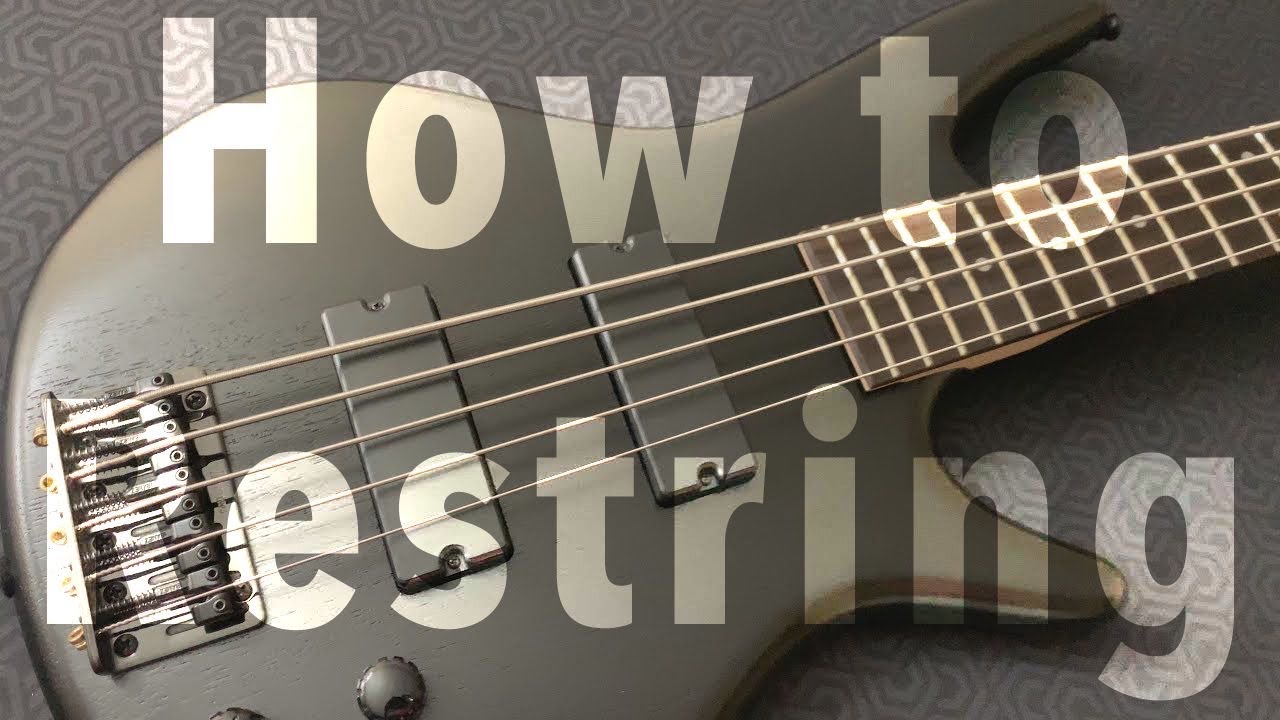How to Restring a Bass Guitar