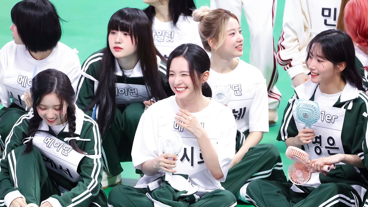 [4K] 240805 메이딘 마시로 아육대 대기 직캠 (MADEIN MASHIRO Focus) ISAC
