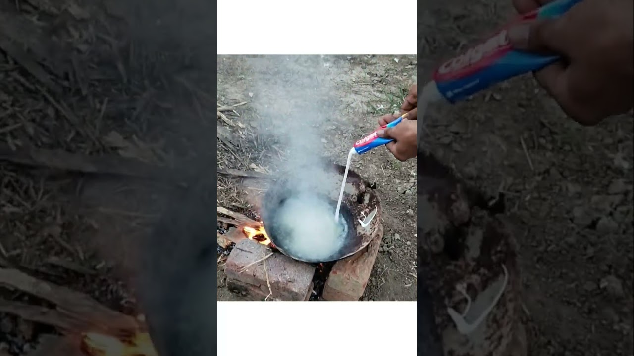 Agar Colgate Me Garam Tel Mila Do To Kya Hoga!? 😱 | Unique Star #experiment #scienceexperiment