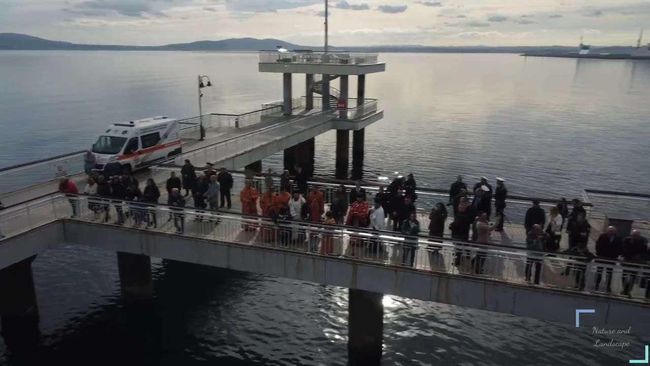 Хвърляне на кръста на Йордановден 2024 г. в Бургас