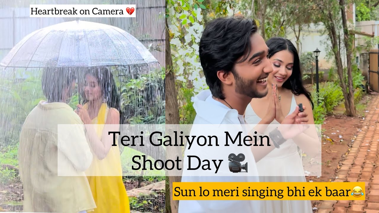 On the Set of Teri Galiyon Mein❤️🎥Sun Lo Meri Singing Bhi Ek Baar 🤣 