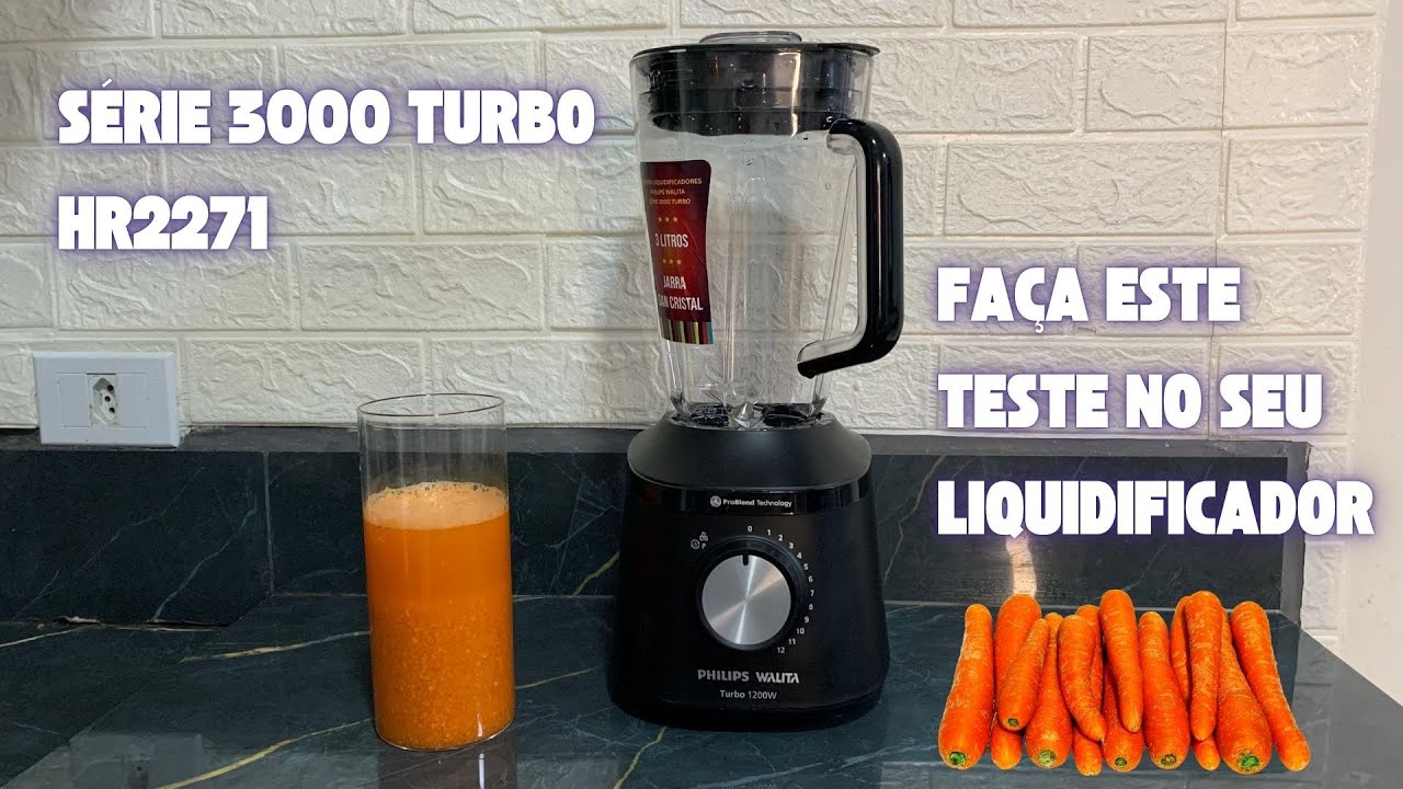 TESTEI O LIQUi PHILIPS WALITA SÉRIE 3000 TURBO HR2271,POTÊNCIA, DURABILIDADE! RESULTADOS INCRÍVEIS!