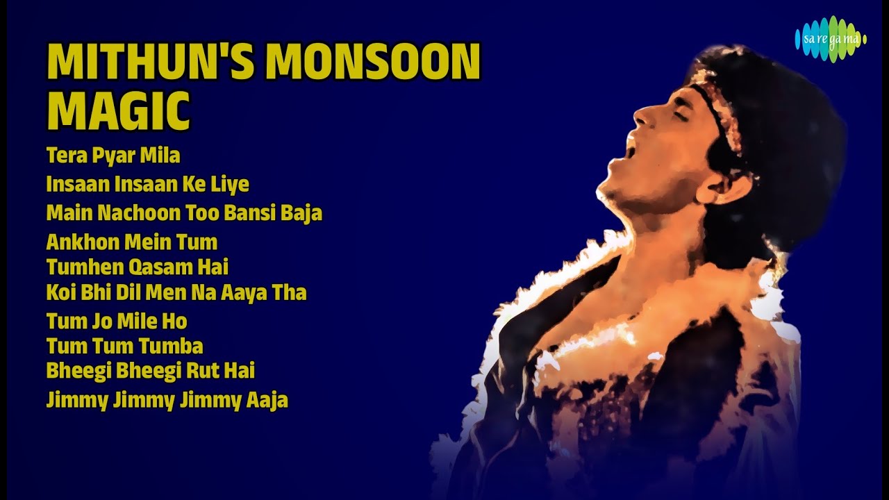 मिथुन दा के मानसून गीत | Asha Bhosle Songs | Tera Pyar Mila | Insaan Insaan Ke Liye