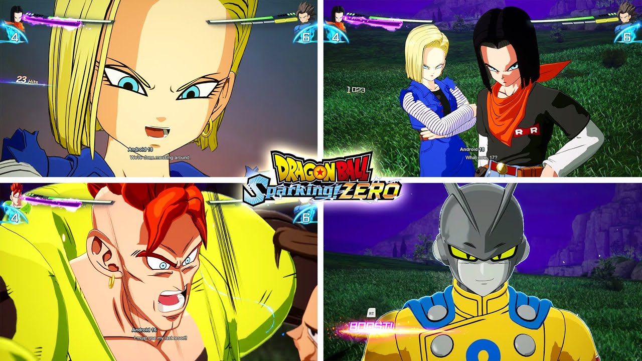 Dragon Ball: Sparking! Zero - Все ультимативные атаки андроидов