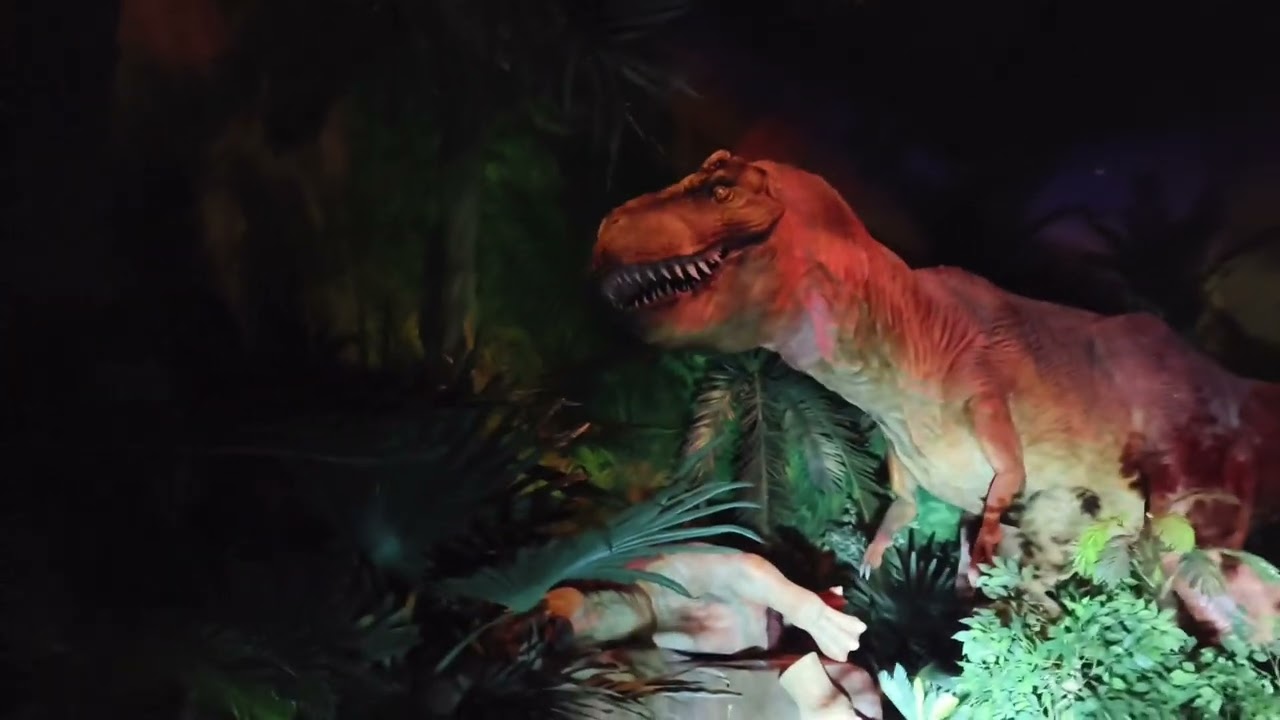 Dinosaurs Ride - Forbidden Territory|img worlds of adventure dubai