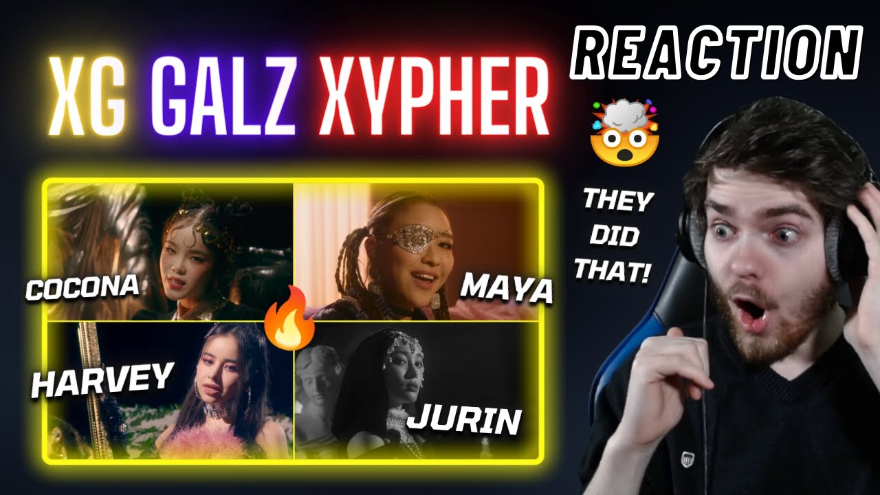 HOLY SH*T! [XG TAPE #2] GALZ XYPHER (COCONA, MAYA, HARVEY, JURIN) M/V + Lyric Video | REACTION