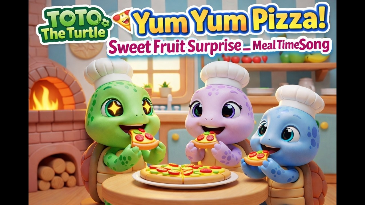 Yum Yum Pizza! Sweet Fruit Surprise 🍕🍓 | Kids Songs | Toddler & Preschool Songs | Nursery Rhymes