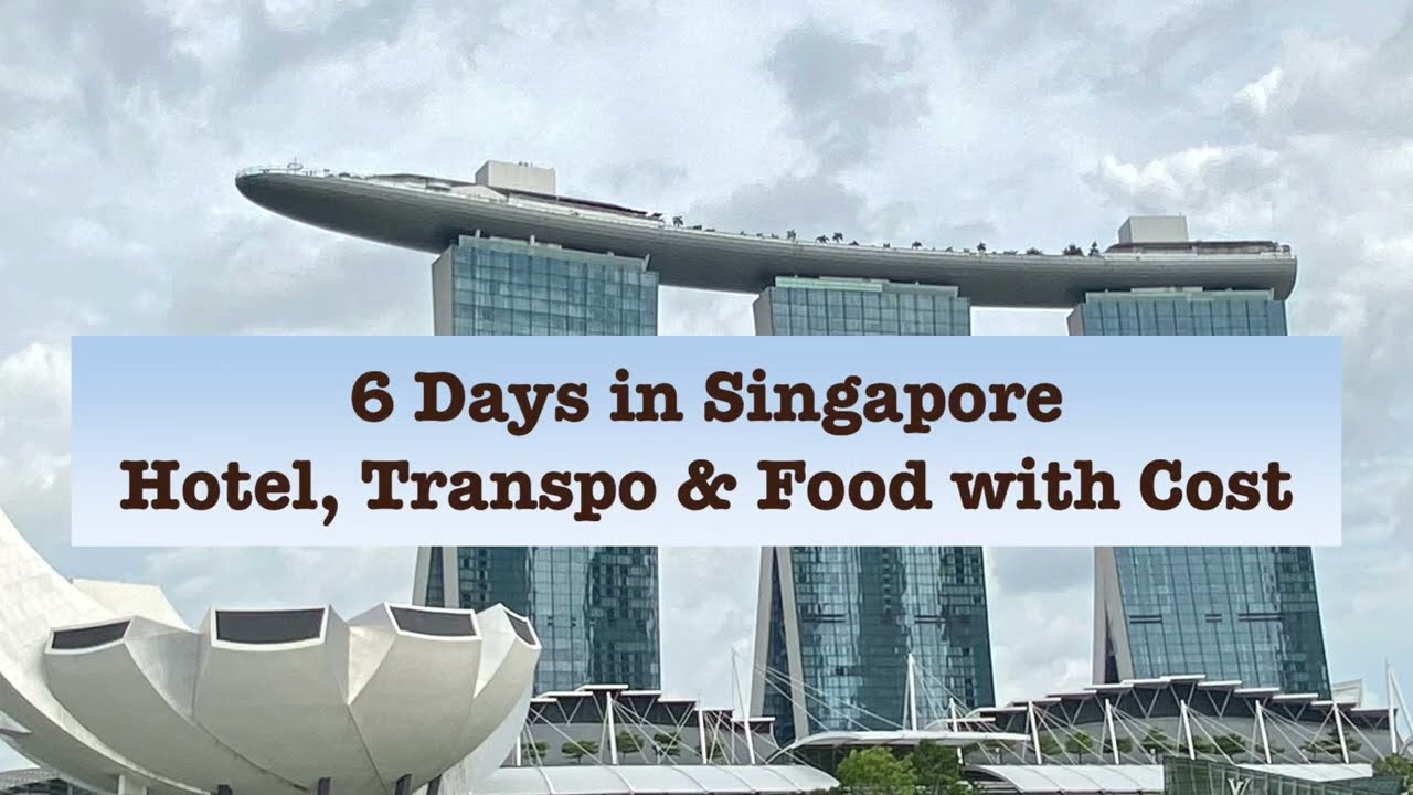6 Days in Singapore | Hotel, Transportation & Food with Cost | Part 1