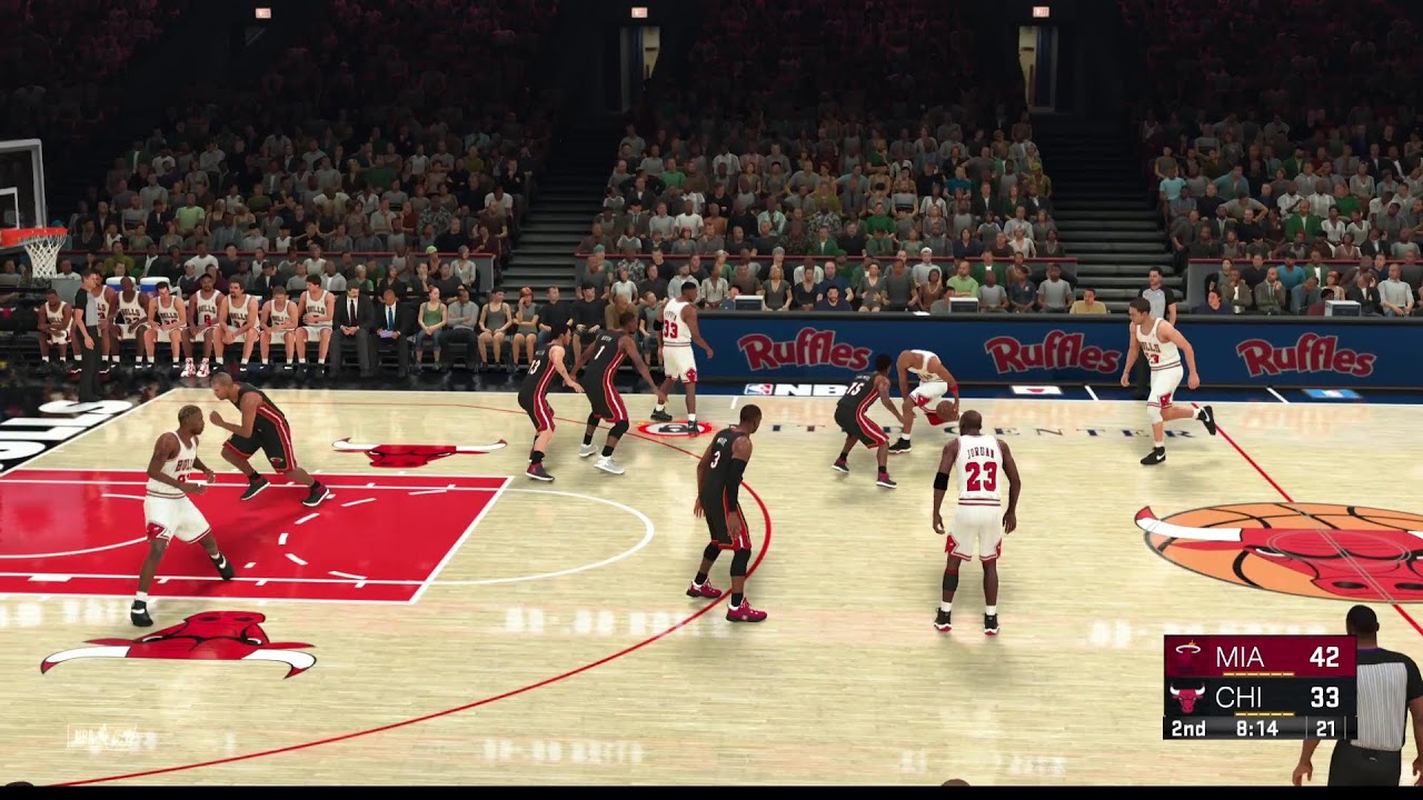 NBA 2K23 Simulation | '95-'96 Chicago Bulls VS '12-'13 Miami Heat | GAME 1