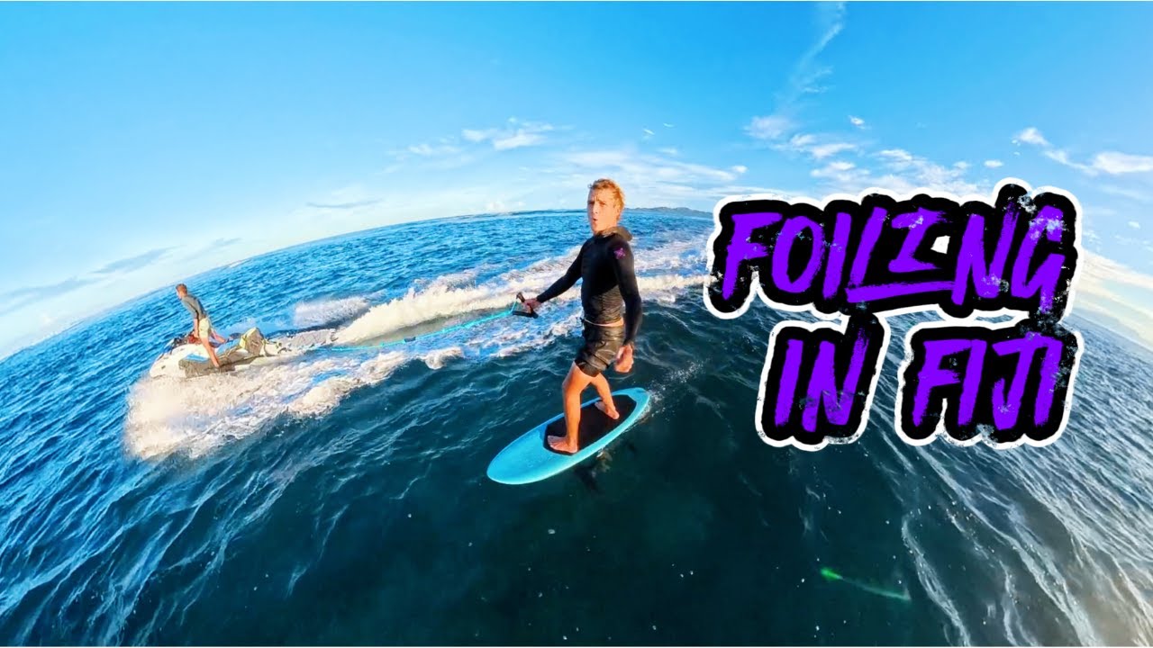 Foiling in Fiji - Testing UNIFOIL Evolution 135 #fiji #foiling #pov