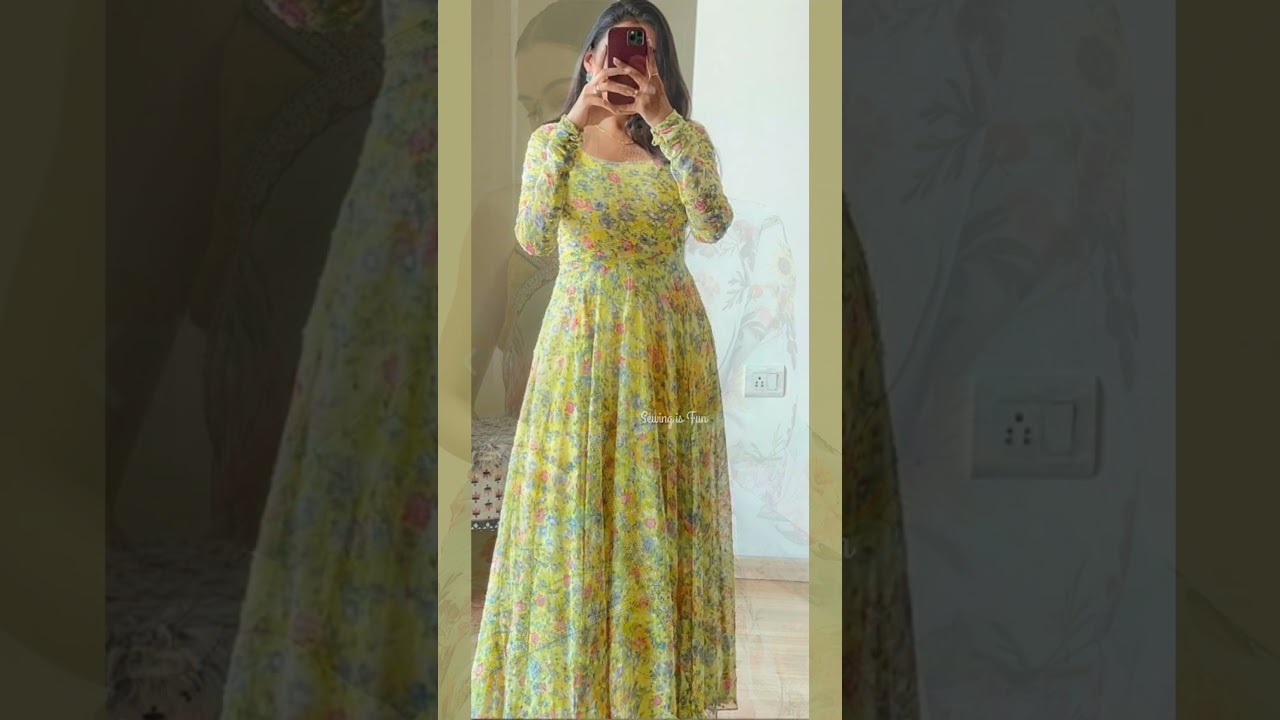 How to #reuse Georgette floral printed saree,#fashion #ideas #short #shorts #viral #shotvideo #kurti