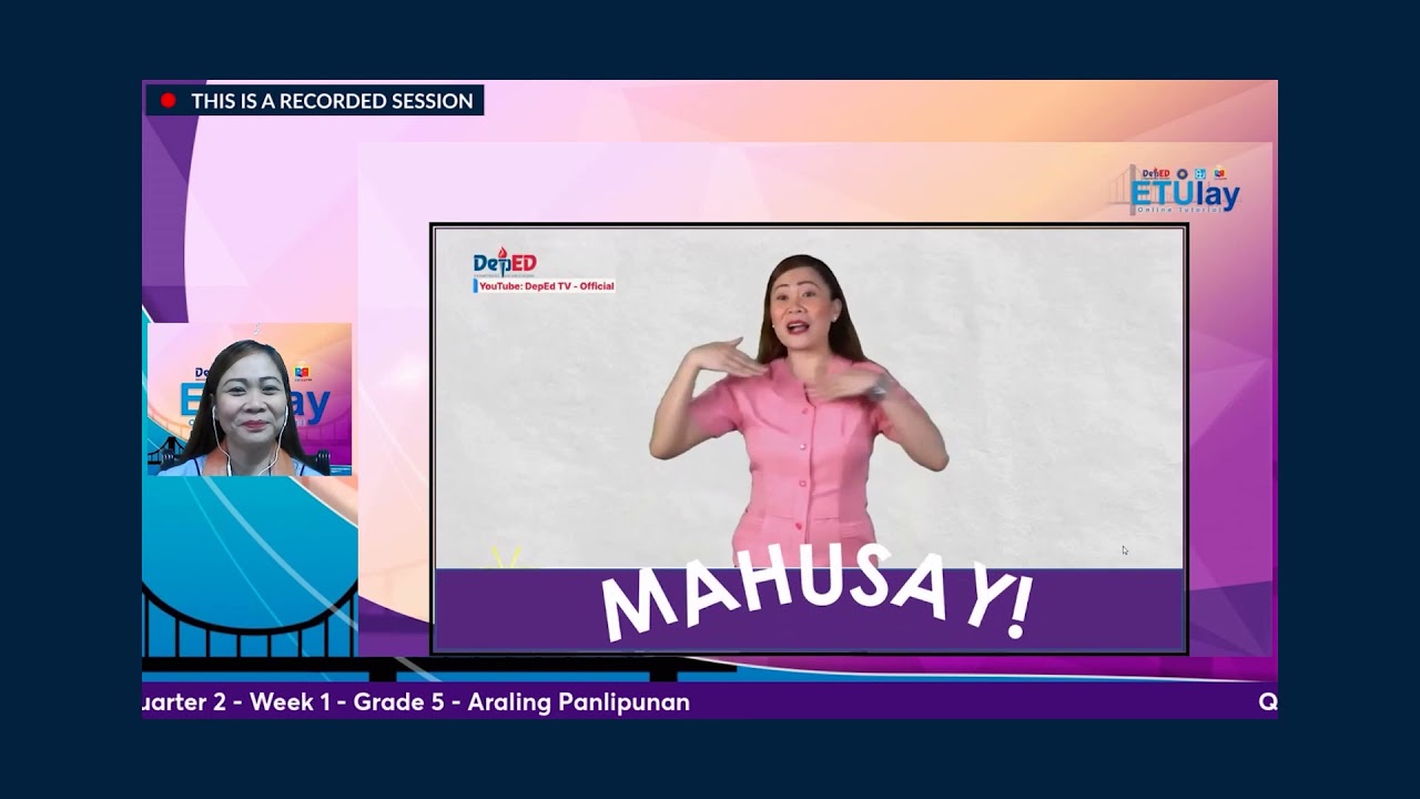 ETULAY AP5 Q2 WEEK1: Dahilan at Layunin ng mga Espanyol