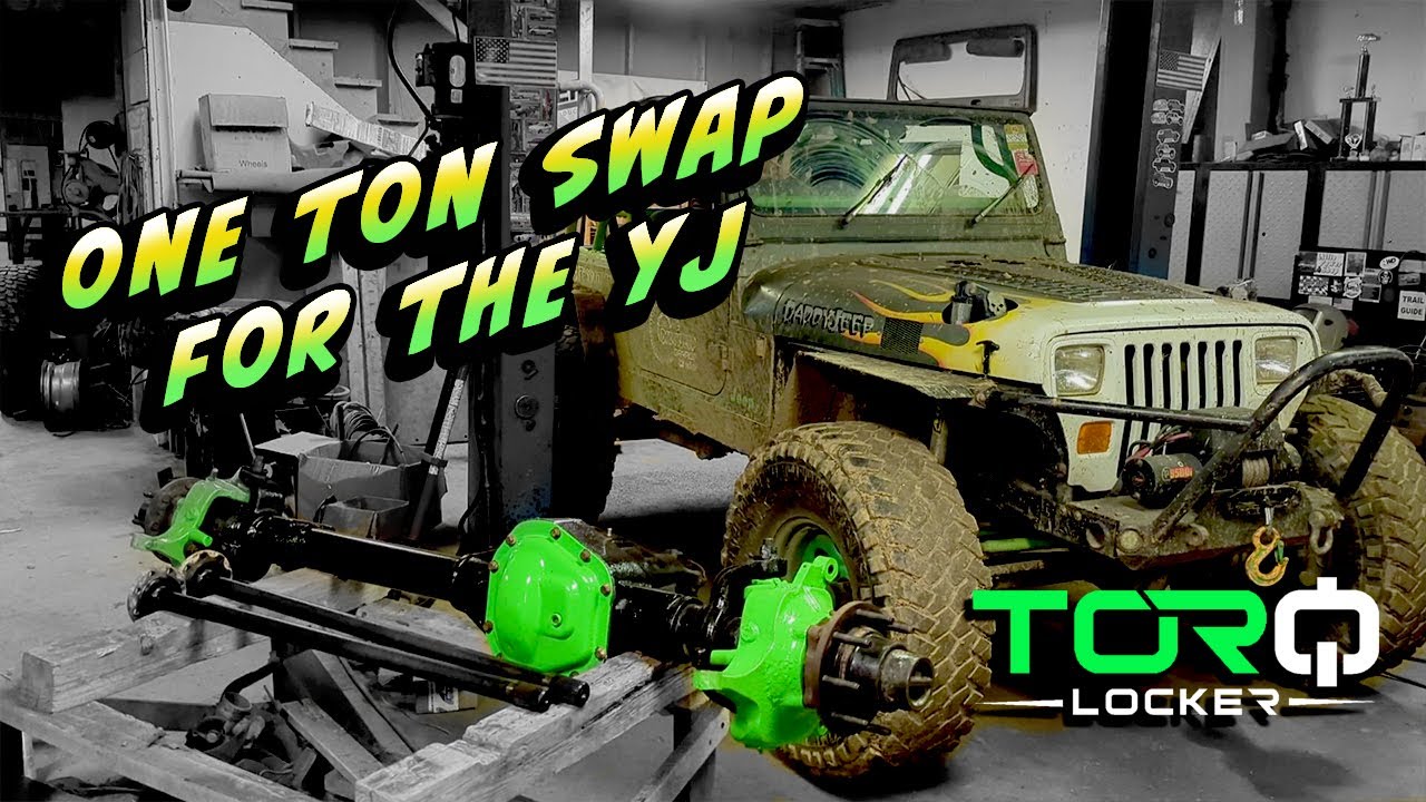 Замена одной тонны на Jeep YJ — подготовка Superduty Dana 60 и установка Torq Locker и U-образног...