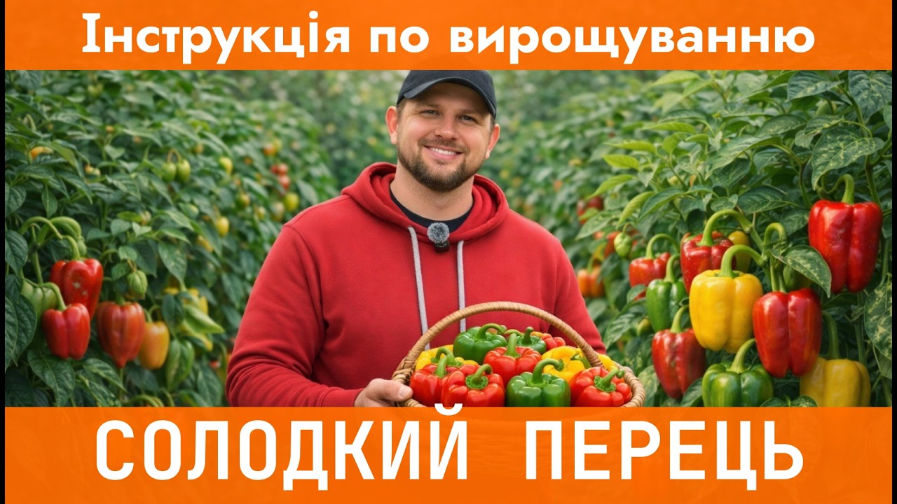 Солодкий перець: Як збільшити врожай у 2-3 рази? Чому перець гірчить? Вирощування від А до Я.