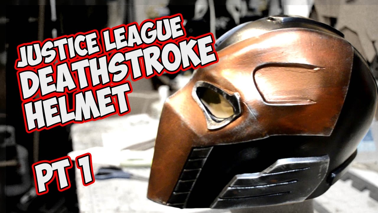 Deathstroke Justice League how to make a foam mask / helmet pt. 1