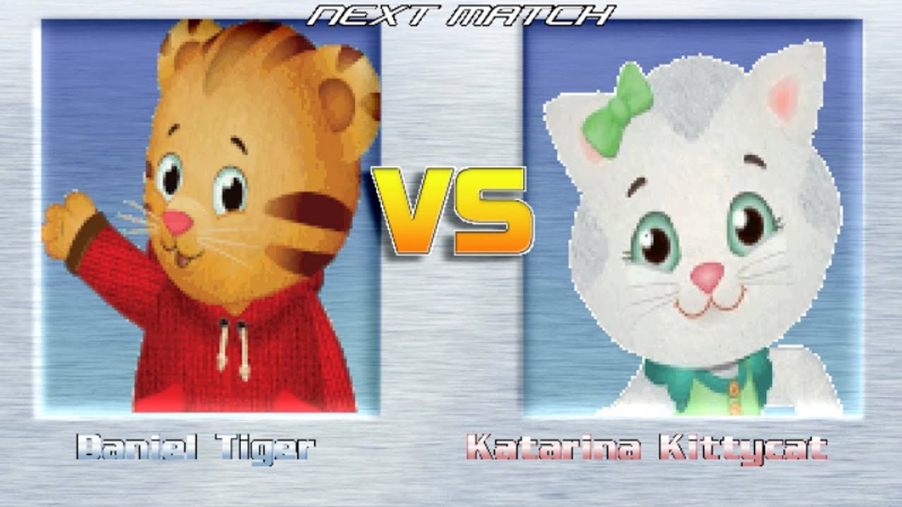 M.U.G.E.N BATTLES | Daniel Tiger vs Katerina Kittycat