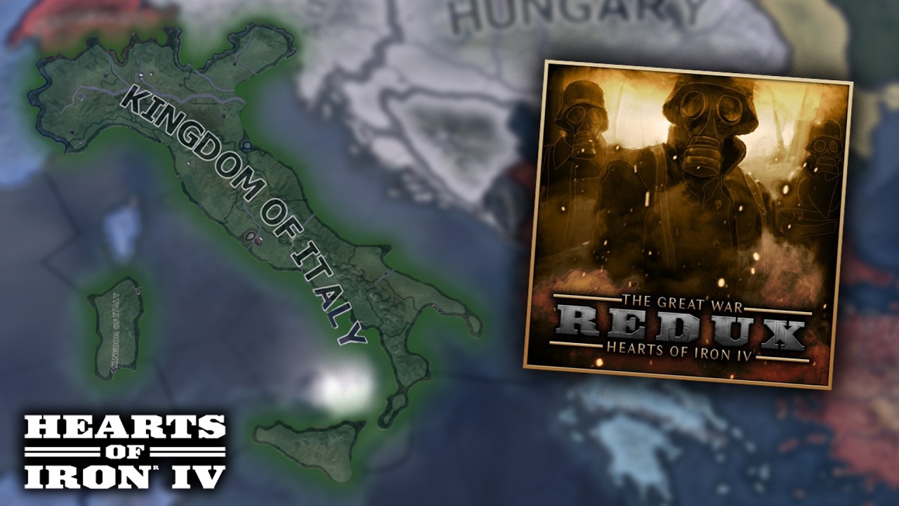 🔴LIVE | MAIN ITALIA PAKE MOD INI, BISA BIKIN GUA GILA! - HOI IV: The Great War Redux | Italy