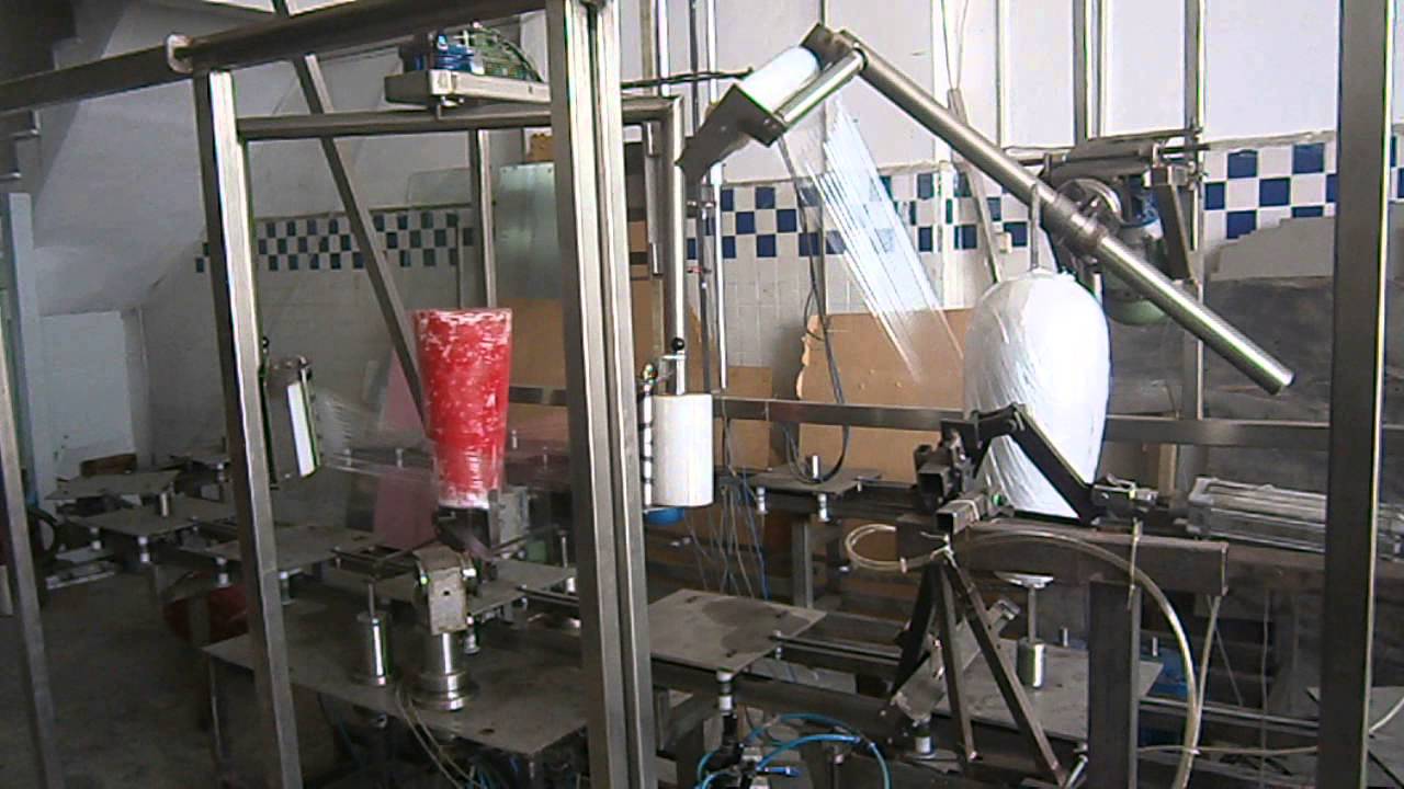 döner folyolama makinası  döner streç sarma robotu