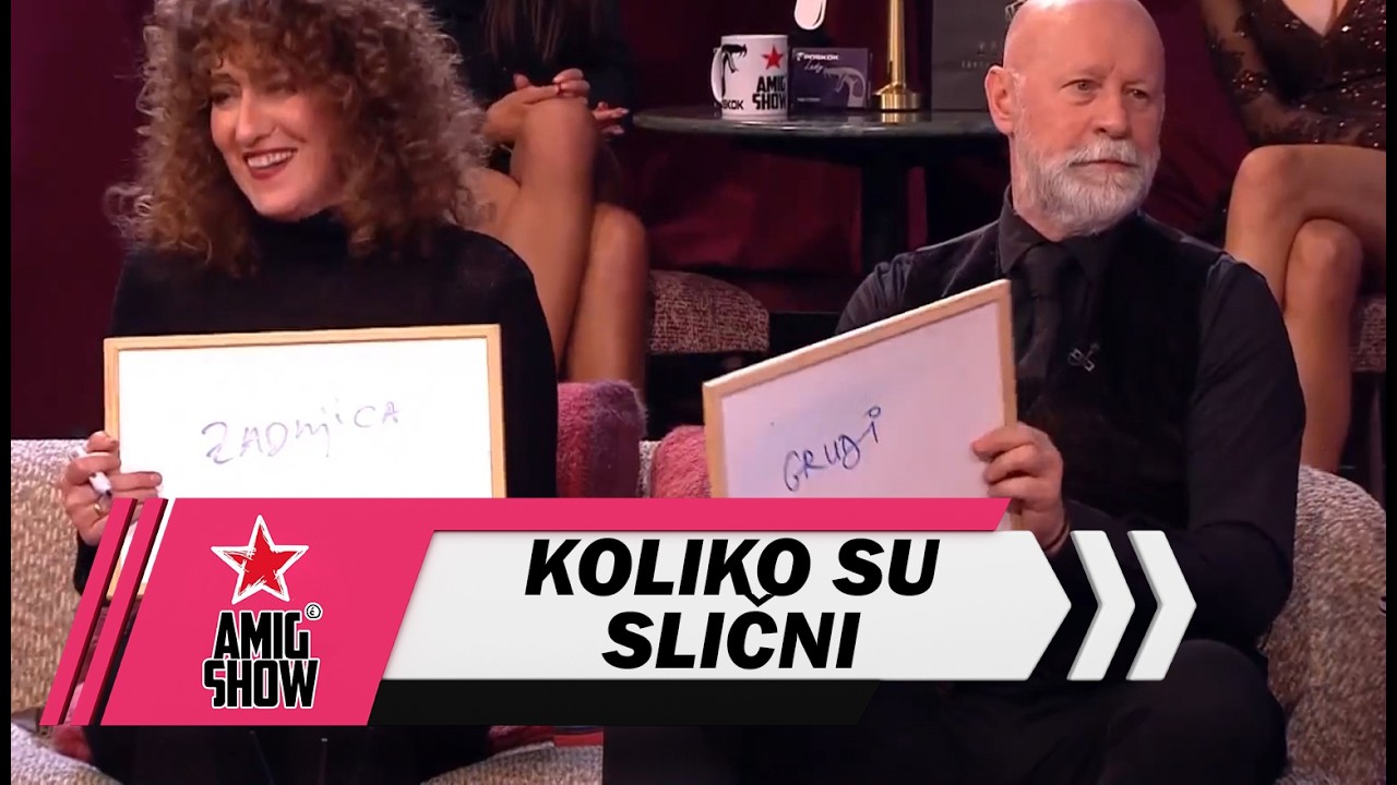 Koliko su slični? - Jelena i Žika Zana (AmiG Show S18)