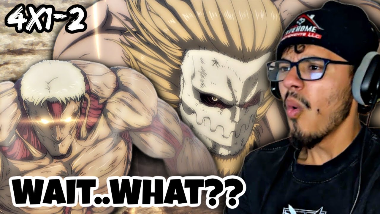 Wait… What Is Even Happening in Attack on Titan?! | Anime NOOB first time reaction | 4x1-2