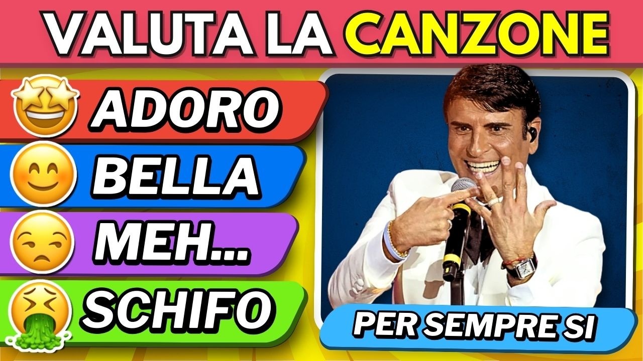 VOTA LA CANZONE DI SANREMO 2026 🇮🇹 🎧 || Tierlist Canzoni Sanremo 2026