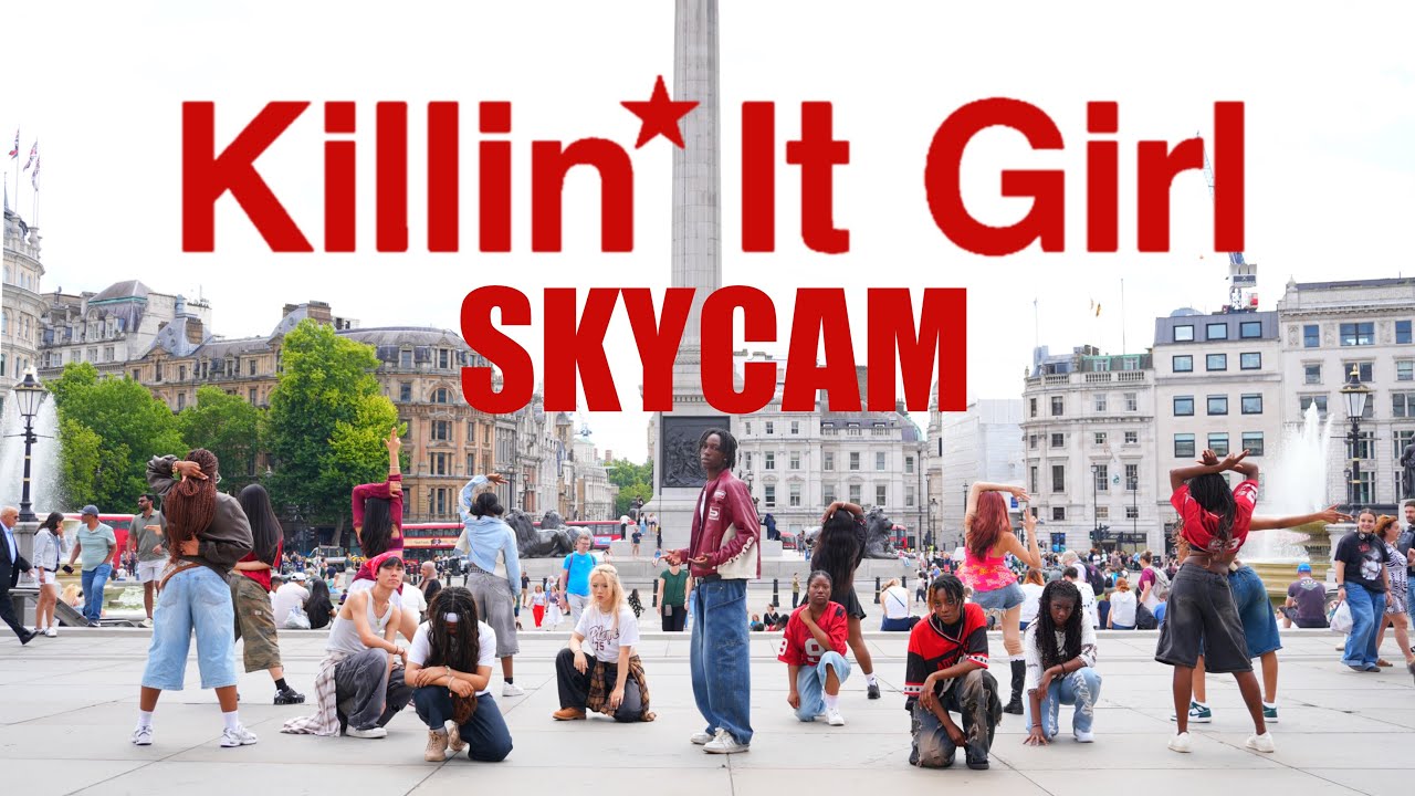 KPOP IN PUBLIC SKY CAM J-HOPE – 'Killin’ It Girl  Dance Cover | [DIVINE COVERS] 15 DANCERS