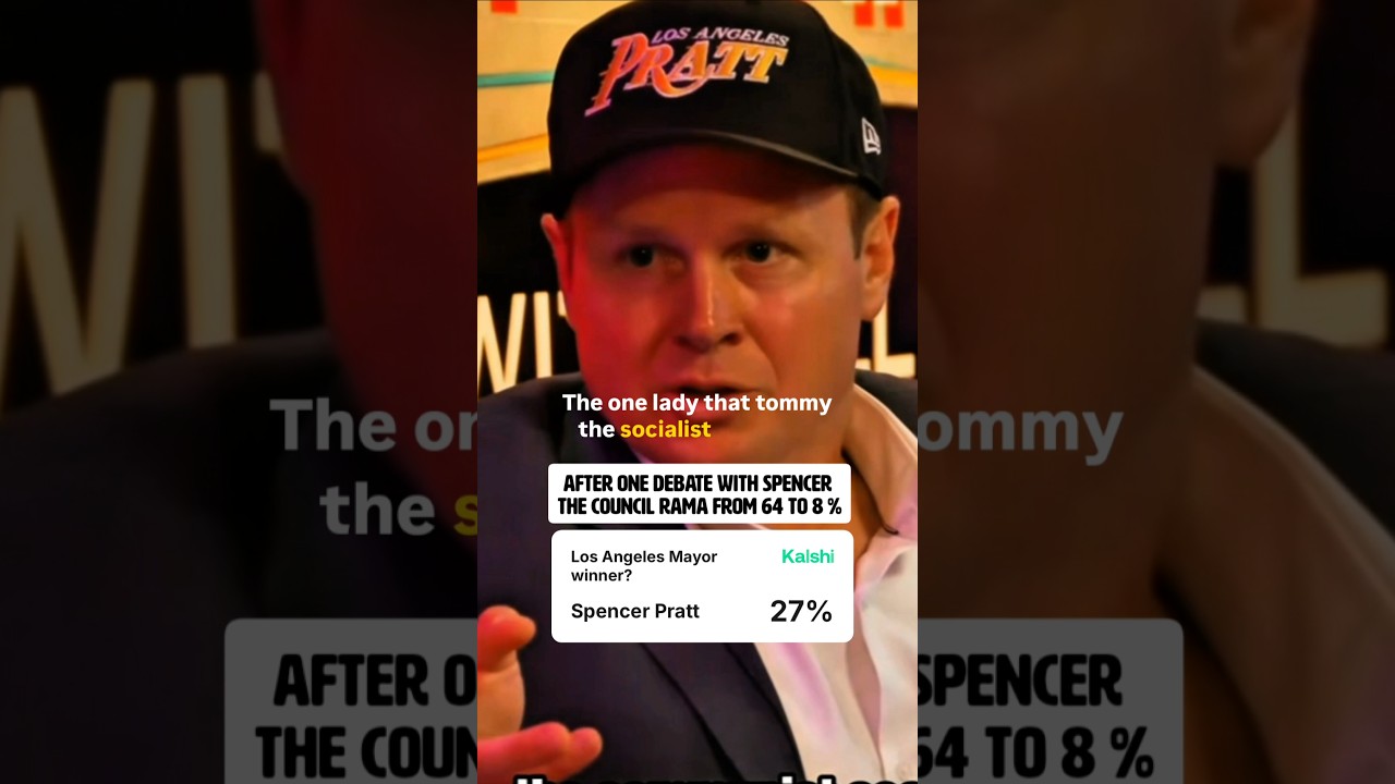 After one debate Councilman Rama went from 64% to 8 % #spencerpratt #podcast #lamayor #interview