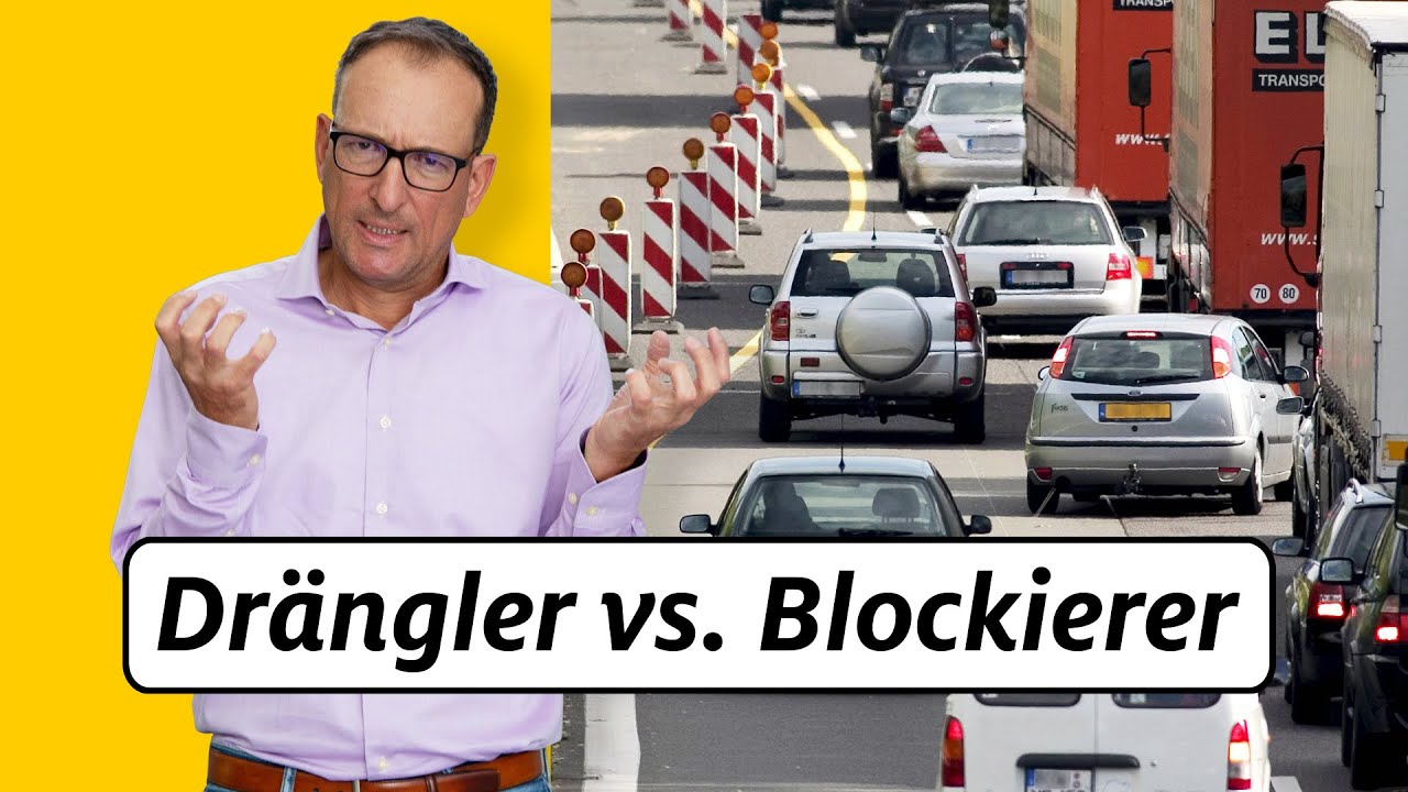 Reißverschluss-Drängler und Blockierer: Wer hat Recht? | ADAC | Recht? Logisch!