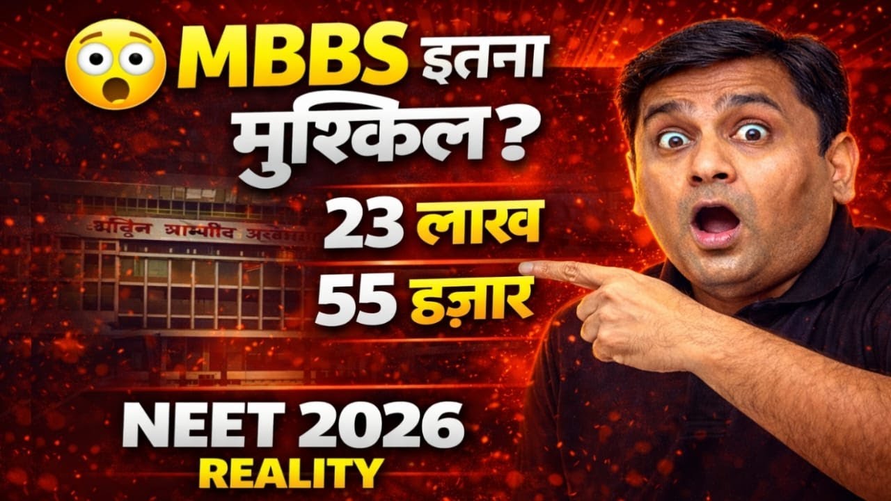 🥈 23 लाख Students vs 55 हजार Seats 😨 | NEET 2026 Truth