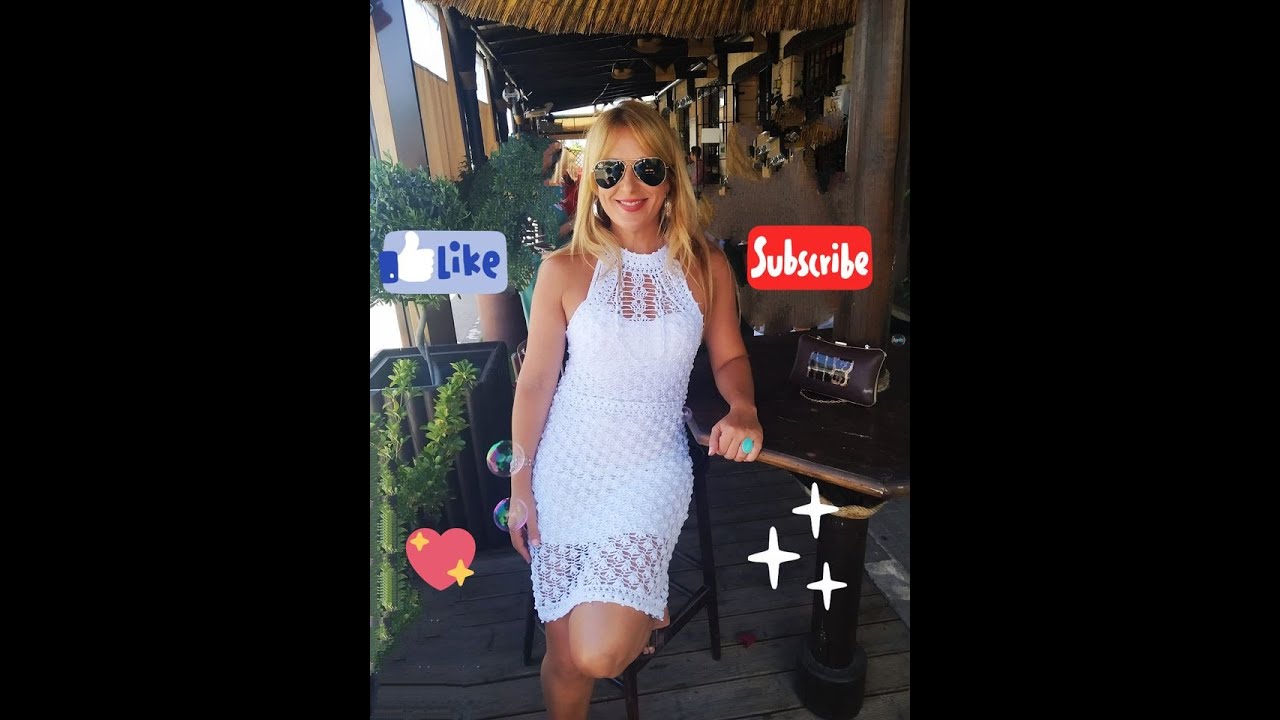 Vestido Corinna a Crochet (Parte 4-4) FINAL