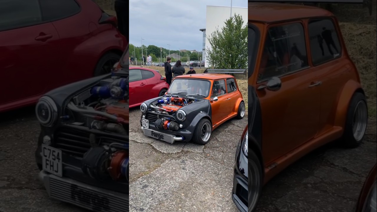 Orange or Nardo Grey? Choose 🧡🩶 #minicooper #carlover  #carporn #mini #cars #engine #jdm #jdmcars